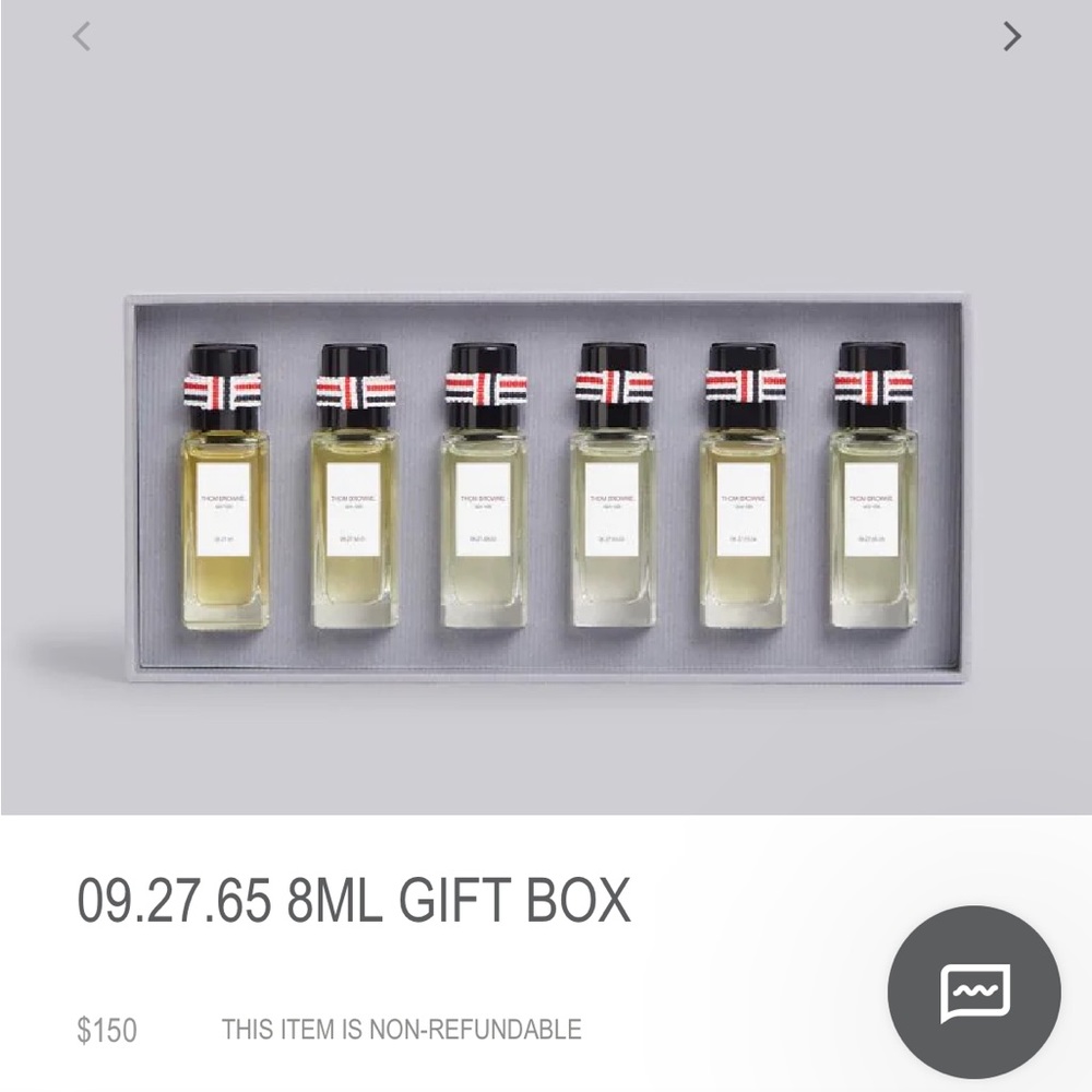 BRAND NEW 6 piece Thom Browne eau de parfum set